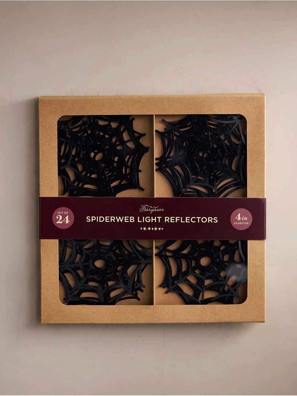 NEW Anthropologie X Terrain Stargazer Spiderweb Reflectors, Set of 24